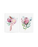 Тимчасові тату Protea set, фото 4