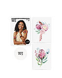 Тимчасові тату Protea set, фото 3