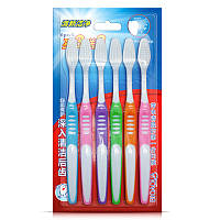 Набор зубных щеток с мягкой щетиной Bioaqua Fashion Toothbrush, 6шт