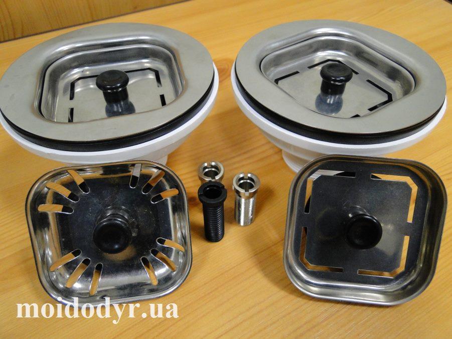 Випуск Click Clack System 115x1 1/2" GoPlast без переливу для кухонної мийки