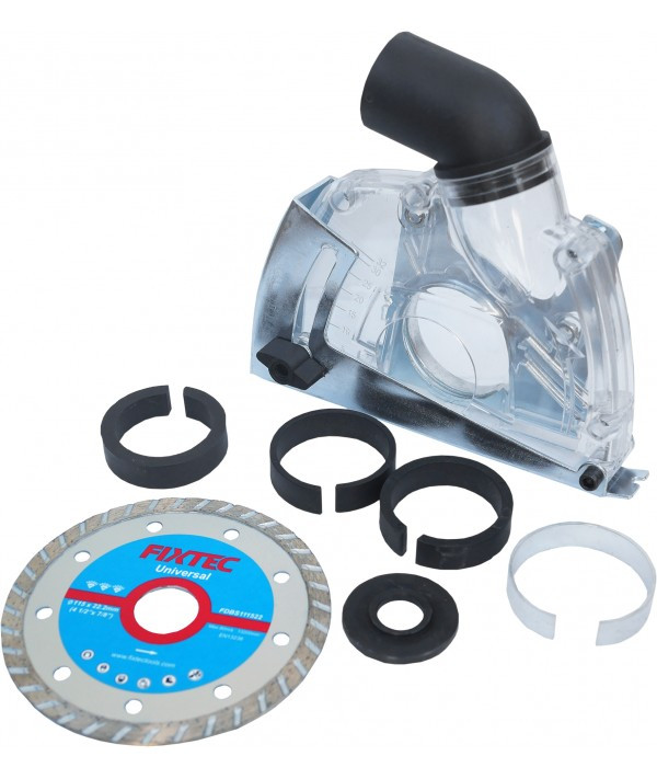 Кожух для відводу пилу (+алмазний диск 125 мм турбо)