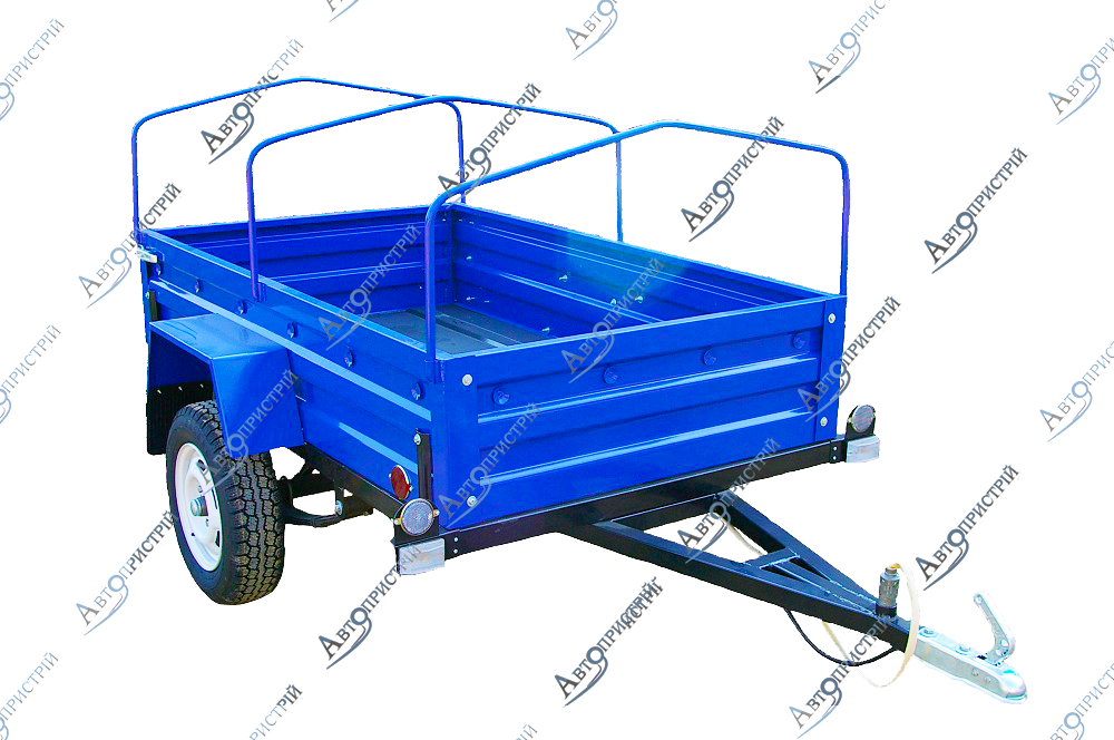 Причіп автомобільний PRU22 (1,0-38) 1300 х 2250 мм ресора АЛКО Волга