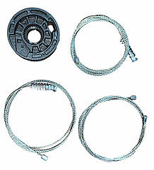 Ремкомплект склопідіймач Kia Ceed 2 для передніх лівих дверей. (УСИЛЬНИЙ)