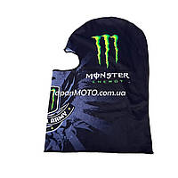 Подшлемник черный с рисунком MONSTER ENERGY