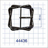 Пряжка 44436 чорний нікель 40мм, фото 2