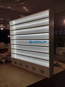 Полиця під гель лаки на стіну V544