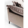 Дизайнерський диван стильний м'який шестимісний MeBelle KAMAL+ 3 м у вітальню, бежево-сірий велюр, ар-деко, фото 7