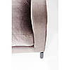 Дизайнерський диван стильний м'який шестимісний MeBelle KAMAL+ 3 м у вітальню, бежево-сірий велюр, ар-деко, фото 9