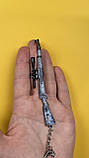 Брелок сувенір металевий 12 см зброя аксесуари з пабгу pubg mobile, фото 4