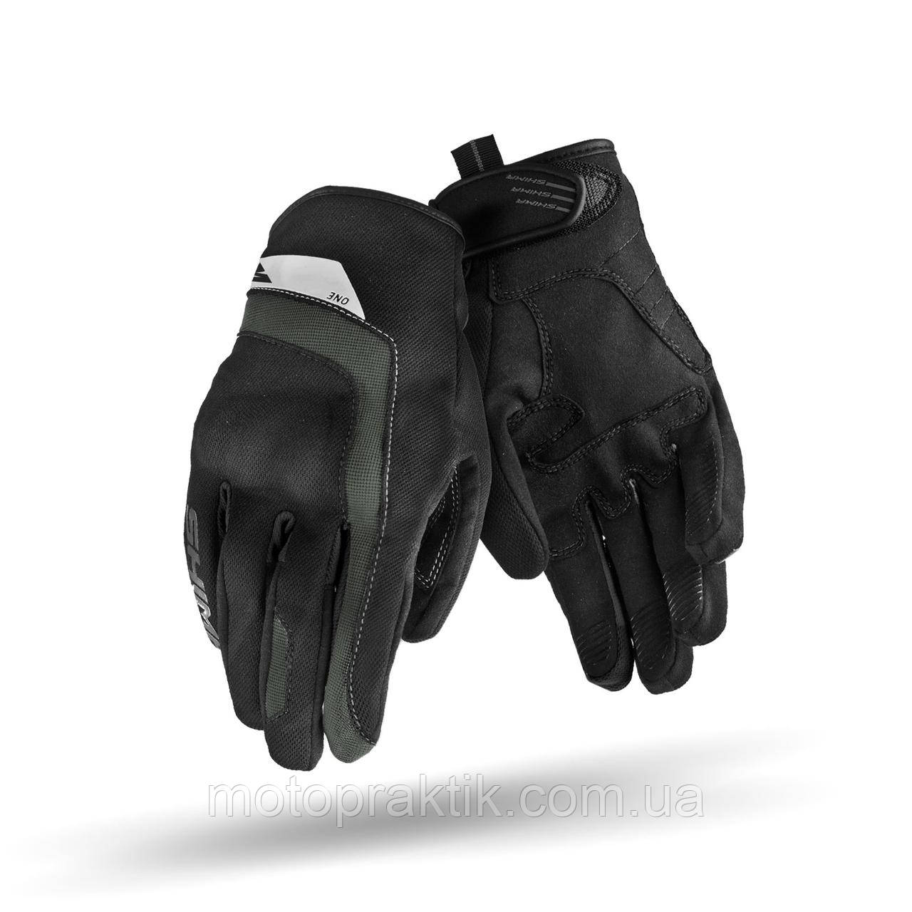SHIMA ONE LADY Gloves Black/Grey, XS Моторукавички жіночі літні із захистом