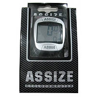 Велокомп'ютер, спідометр ASSIZE AS - 505 провідний (11 режимів)