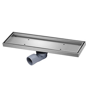 A7 Душовий канал MAGdrain матовий під плитку 100х500 мм з сухим магнітним сифоном Н-60