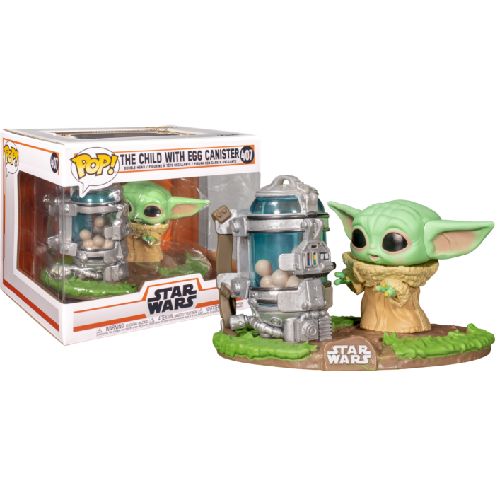 Фігурка Funko Pop Малюк Йода з Каністрою Мандалорець The Child with Egg Canister Mandalorian 10см TM TCWEC