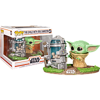 Фігурка Funko Pop Малюк Йода з Каністрою Мандалорець The Child with Egg Canister Mandalorian 10см TM TCWEC
