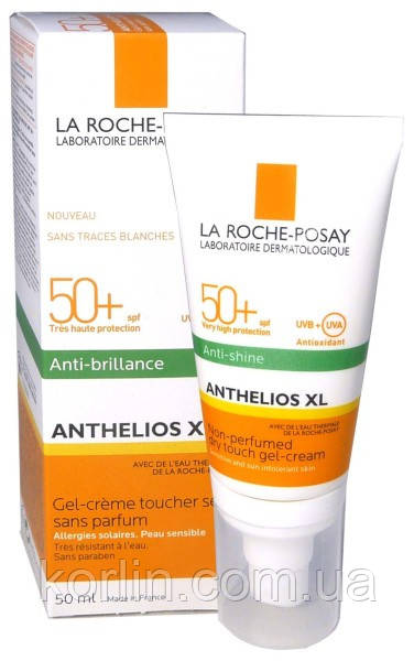 La Roche-Posay Anthelios XL Anti-Shine Gel-Cream SPF50+ Сонцезахисний Матувальний Гель-Крем SPF 50 Ля Рош Позі