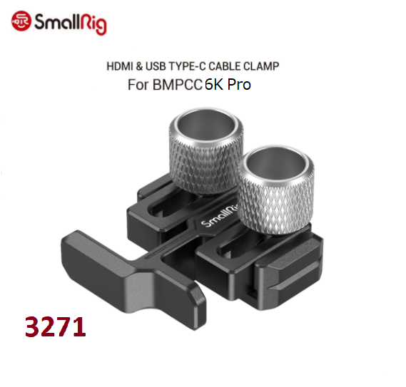 Аксесуар SmallRig HDMI&USB-C Cable Clamp for BMPCC 6K PRO (3271)