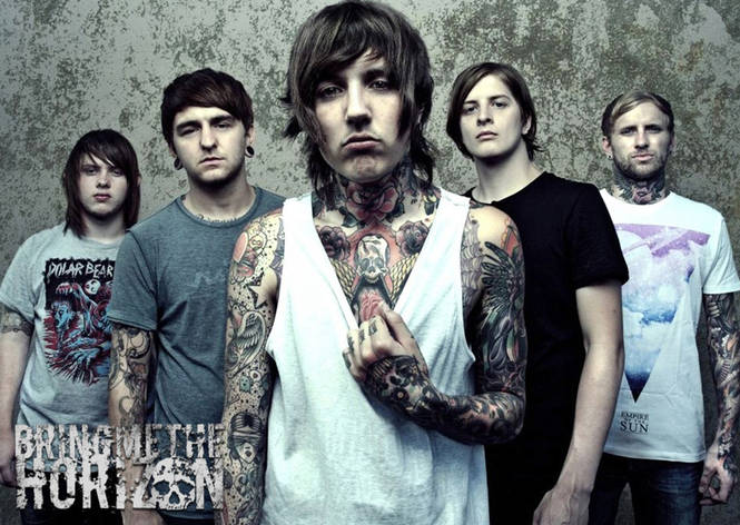 Плакат BRING ME THE HORIZON band foto, фото 1