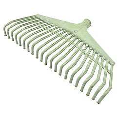 Граблі пластикові віялові 21 зубець 40см