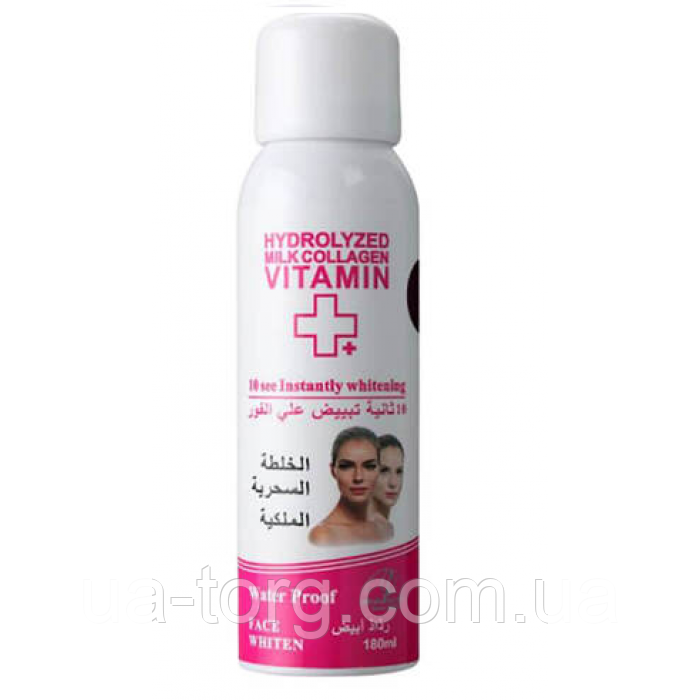 Відбілюючий засіб для обличчя Wokali Hydrolyzed Milk Collagen Vitamin+Face Whiten 180 мл