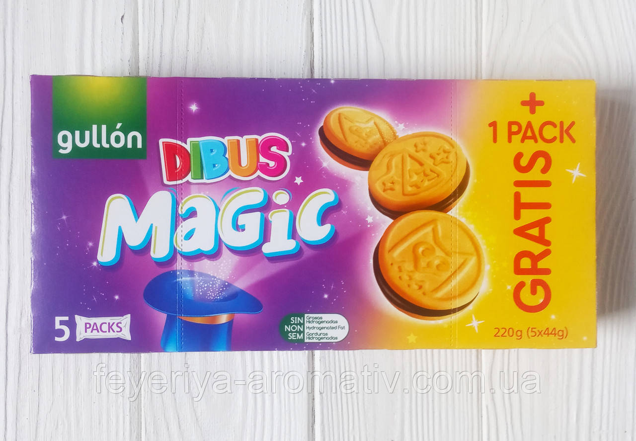 Печиво-сендвіч Gullon dibus Magic 220г (Іспанія)