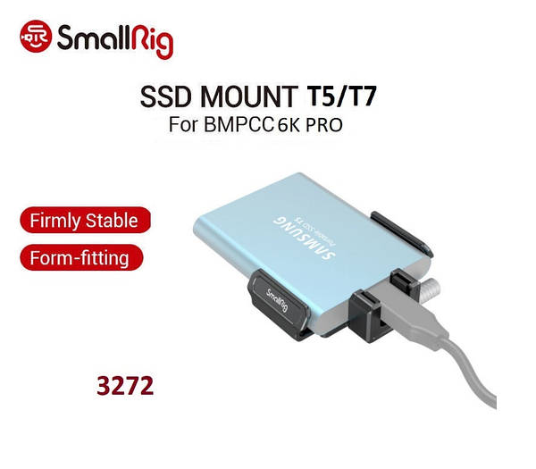 SmallRig T5/T7 SSD Mount for BMPCC 6K PRO 3272 