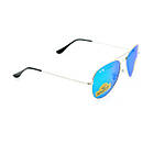 Окуляри Ray Ban Aviator silver - blue, фото 4