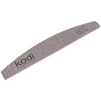 Пилка для ногтей Kodi Professional № 074 (коричневая) 100/150, полумесяц