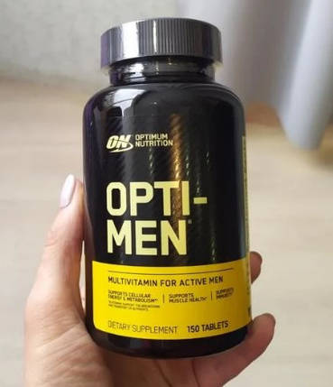 Вітаміни та мінерали для чоловіків Optimum Opti-Men 90 таб Оптимум опти-мен, фото 2