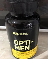 Вітаміни та мінерали для чоловіків Optimum Opti-Men 90 таб Оптимум опти-мен, фото 3