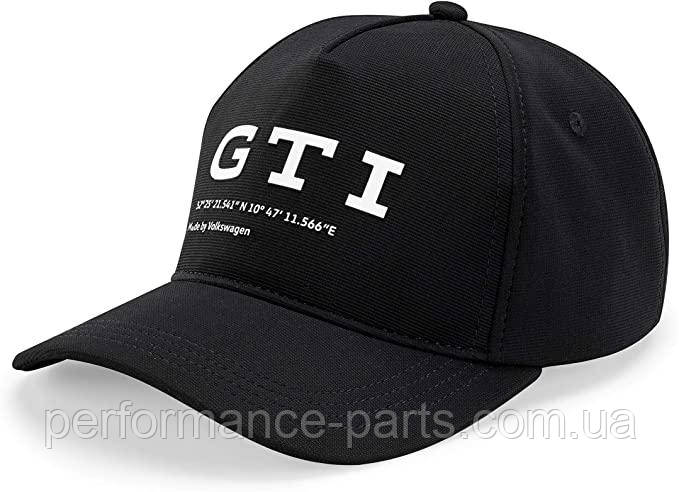 Бейсболка Volkswagen GTI Baseball Cap, Black/White артикул 5HV084300041 Офіційна колекція Volkswagen