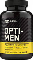Вітаміни для чоловіків Optimum Opti-Men 150 таб, фото 4