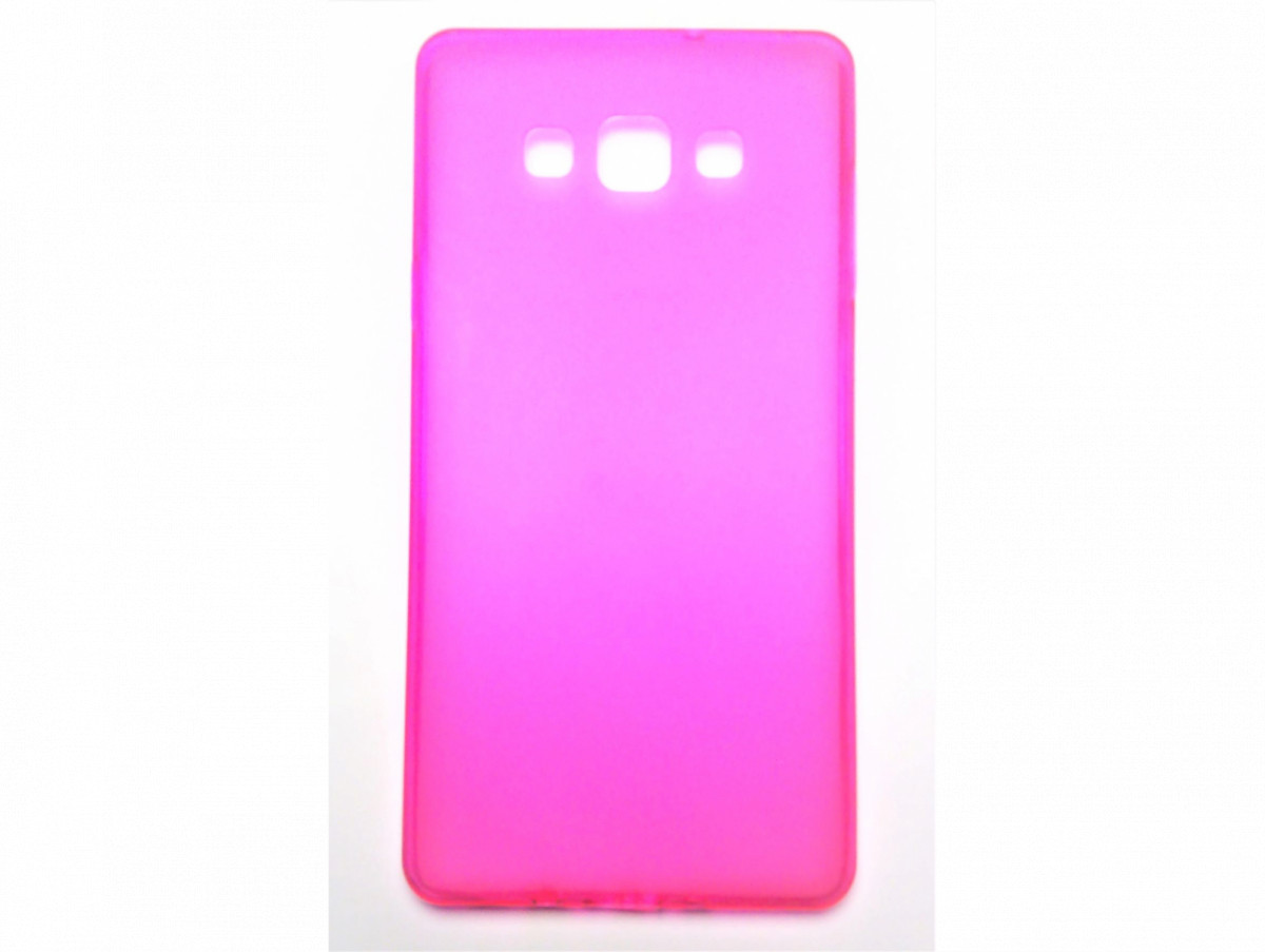 Чохол Mobiking Silicon Samsung A700 (A7) Pink накладка силіконова