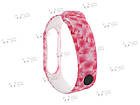 Ремінець Xiaomi Mi Band 6 з малюнком принтом силіконовий браслет Колір на вибір, фото 4
