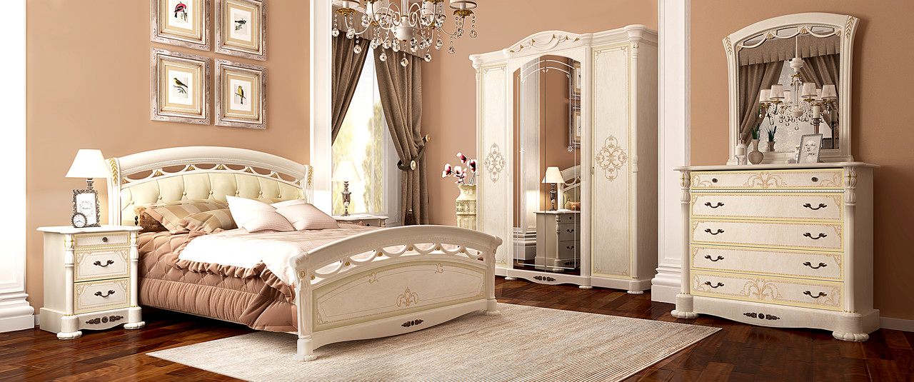 Спальня Роселла Радика беж Перо Рубіно