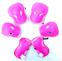 Универсальный комплект защиты SUNROZ Alien Roller Safety Protector для катания для детей Розовый (SUN8653)