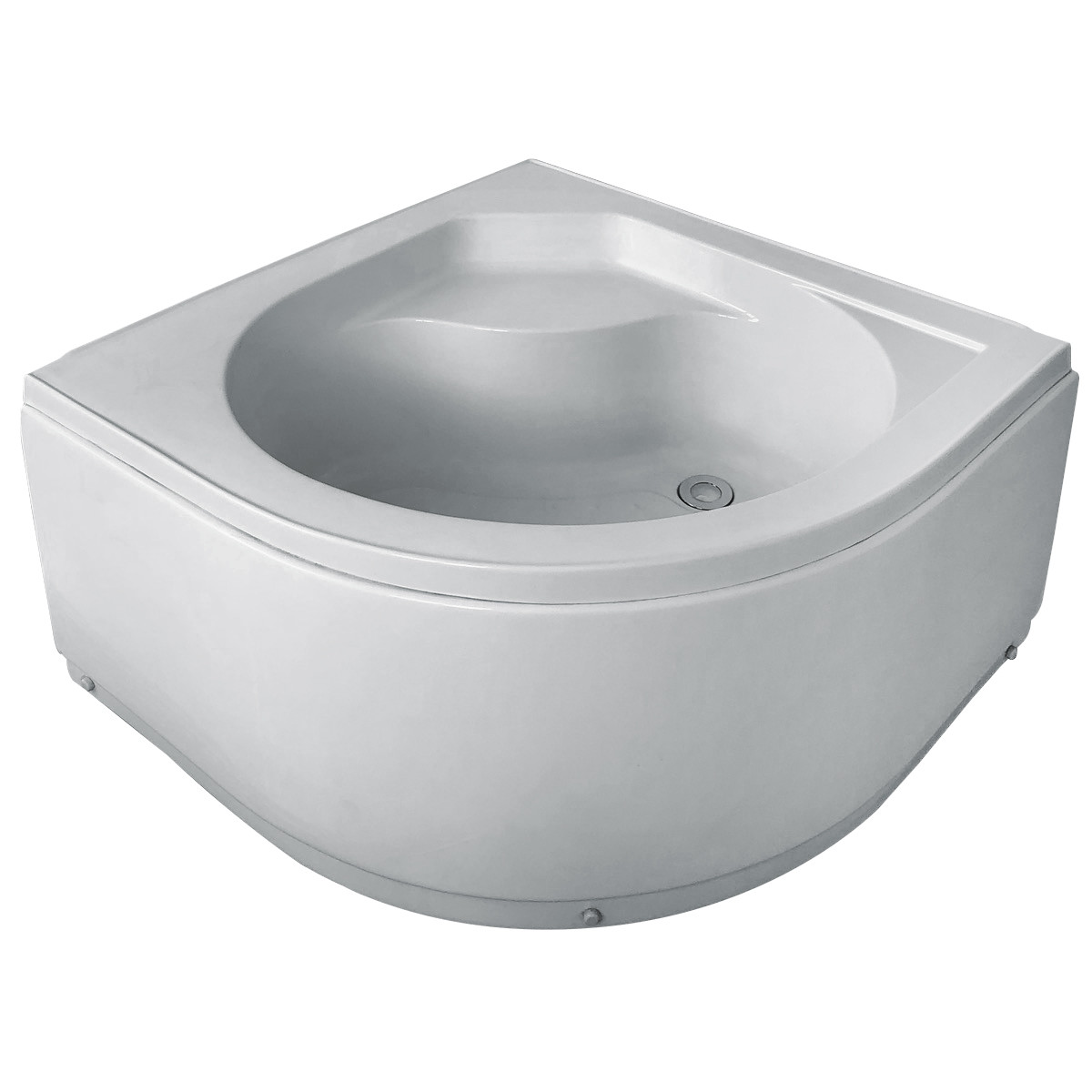 Піддон для душової кабіни ROZZY JENORI 90x90x45см акриловий білий 90RZ814, фото 1