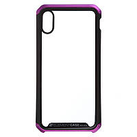 Чехол ArmorStandart Element Case для iPhone XS Max Transparent Black/Purple (ARM53421)