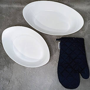 Набір Luminarc Smart Cuisine 2 форми для запікання і рукавичка прихватки, фото 1