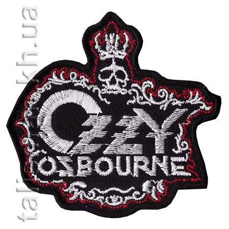 Нашивка OZZY OSBOURNE 2 корона, фото 1