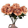 Півонія штучна в персиковому кольорі, 65 см, фото 2