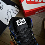 Кросівки чоловічі Nike Air Jordan 1 Retro 'Tie-Dye' осінь-весна демісезонні. Живе фото. топ, фото 9