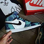Кросівки чоловічі Nike Air Jordan 1 Retro 'Tie-Dye' осінь-весна демісезонні. Живе фото. топ, фото 3
