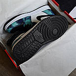 Кросівки чоловічі Nike Air Jordan 1 Retro 'Tie-Dye' осінь-весна демісезонні. Живе фото. топ, фото 2