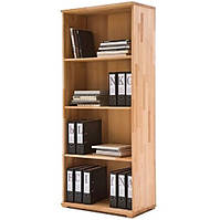 Стелаж у вітальню, кабінет, офіс F001 дерев'яний з бука ТМ Mobler
