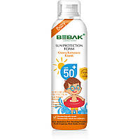 Солнцезащитная пенка для детей SPF 50+ BEBAK, 150мл