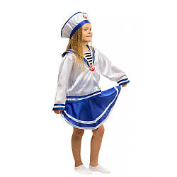 Дитячий карнавальний костюм МОРЯЧКА для дівчинки на 4,5,6,7, 8,9 років, новорічний костюм МОРЯЧКИ