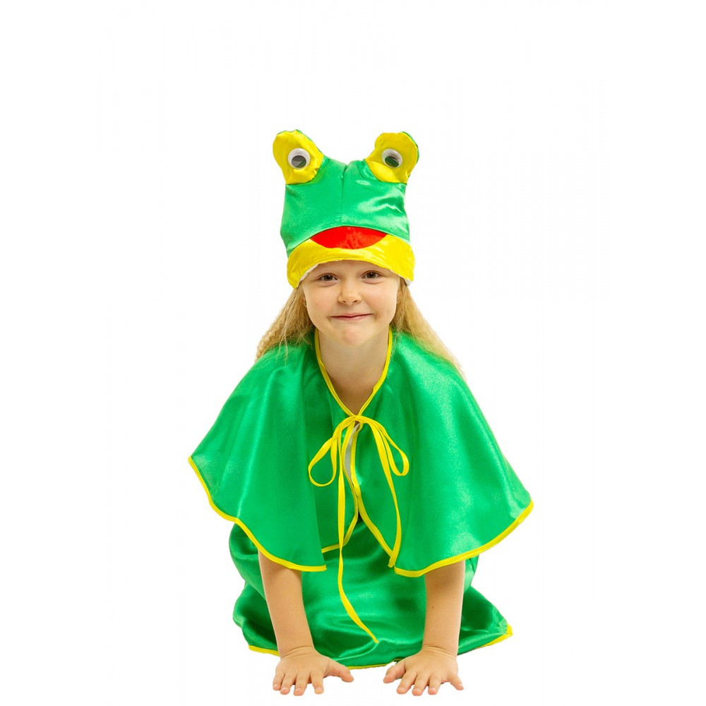 Карнавальний костюм ЖАБА для дівчинки 3-7 років, 104-122 см, дитячий карнавальний костюм Жаба, маскарад