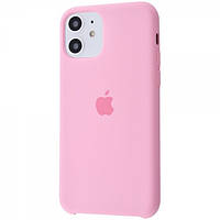 Чехол Silicone Case для iPhone 11 Light Pink (силиконовый чехол светло-розовый силикон кейс на айфон 11)