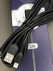 Кабель Hoco X20 USB Lightning 3 метра Кабель лайтінг 3 метри, фото 2