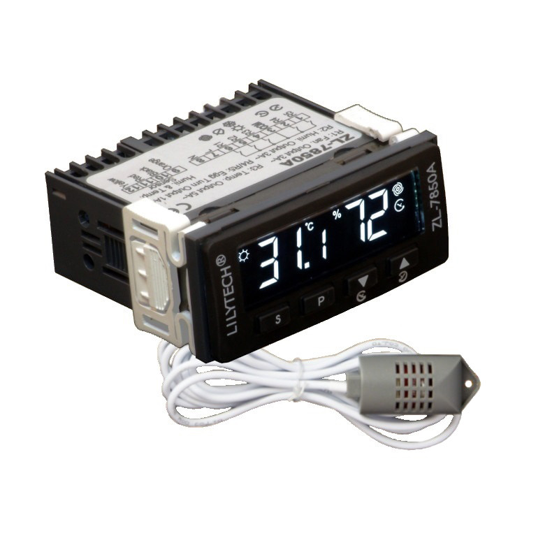 Контроллер инкубатора Lilytech ZL-7850A v2.0 датчик ZL-SHr05J ...
